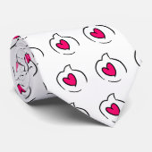 Love Speech Bubble Stropdas (Opgerold)