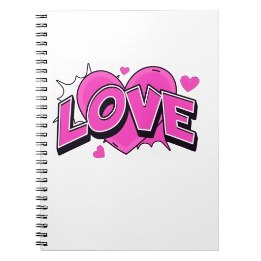 LOVE Spiraal Foto Notitieboek (Voorkant)