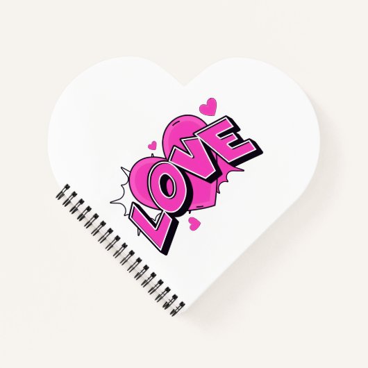 LOVE Spiraal Notebook Notitieboek (Voorkant)