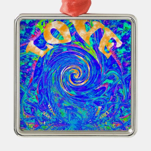 Love Splush.png Metalen Ornament (Voorkant)