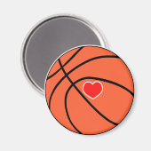 Love sport Basketball Magnet (Voorkant / Achterkant)