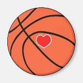Love sport Basketball Magnet (Voorkant)