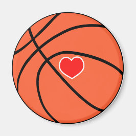 Love sport Basketball Magnet