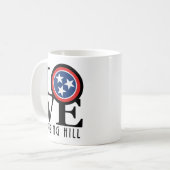 LOVE Spring Hill Tennessee 11oz Koffiemok (Voorkant links)