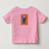 Love Spring Inspirerend Word Stack Art Kinder Shirts (Achterkant)