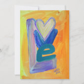 Love Spring Stack Invites or Invites Kaart (Voorkant)