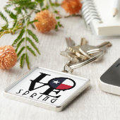 LOVE Spring Texas Sleutelhanger (Zijkant)
