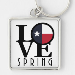 LOVE Spring Texas Sleutelhanger