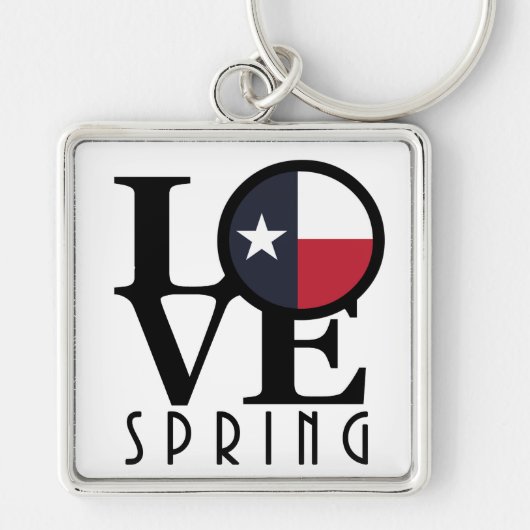 LOVE Spring Texas Sleutelhanger (Voorkant)