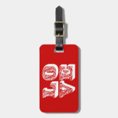 Love Square Bagagelabel (Voorkant verticaal)