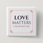 Love Square Button (Voorkant)