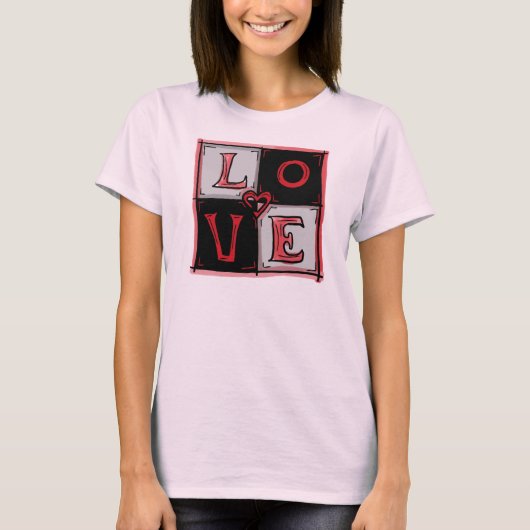Love square dames tank (Voorkant)