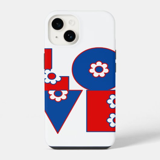 LOVE Square iPhone Hoesje (Achterkant)