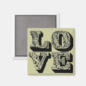 Love Square Magneet (Voorkant / Achterkant)
