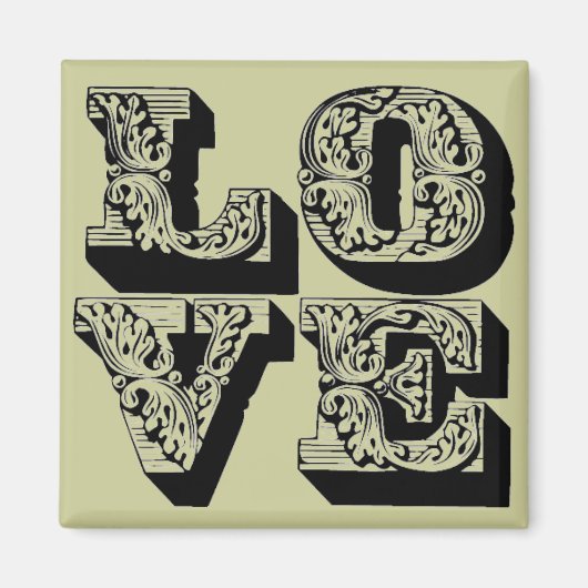 Love Square Magneet (Voorkant)