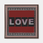 Love Square Magnet (Voorkant)