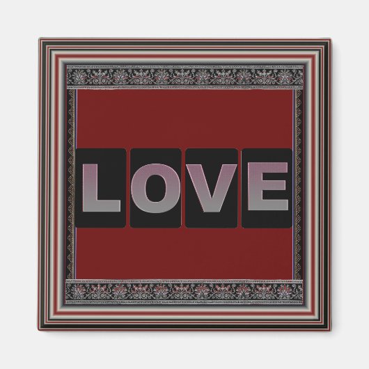 Love Square Magnet (Voorkant)