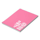 Love Square Notitieblok (Linkerzijde)