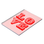 LOVE Square Notitieboek (Linkerzijde)
