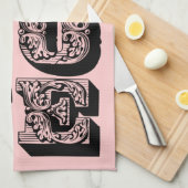 LOVE Square Theedoek (Quarter Fold)