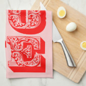 LOVE Squared Theedoek (Quarter Fold)