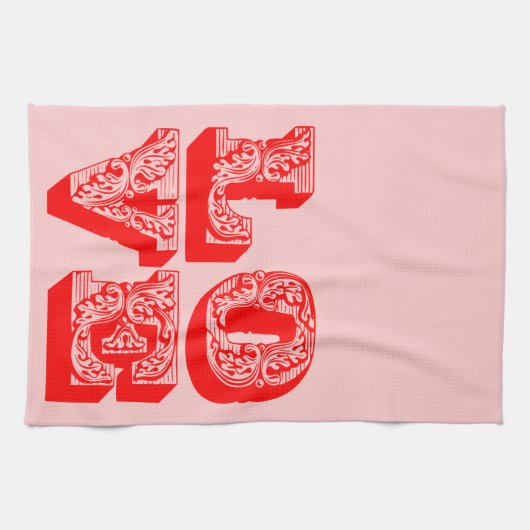 LOVE Squared Theedoek (Horizontaal)