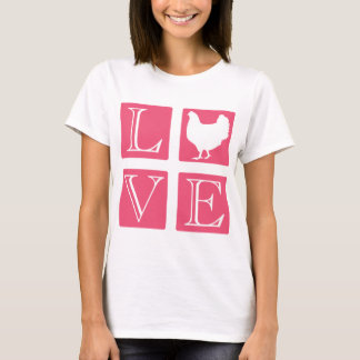 Love Squares: Chicken T-shirt