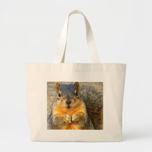 Love Squirrel_ Grote Tote Bag