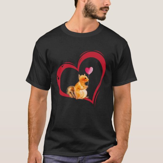 Love squirrel jokes Valentine s Day T-shirt (Voorkant)