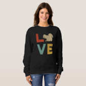 Love Squirrel Rodent Women's Squirrel Trui (Voorkant volledig)