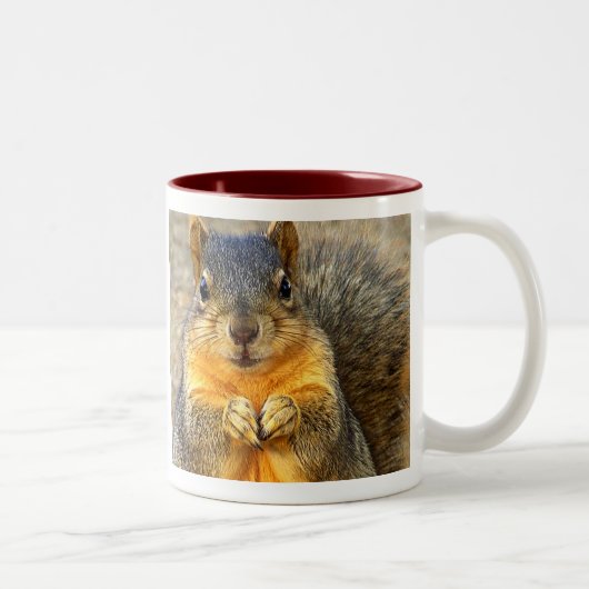 Love Squirrel_ Tweekleurige Koffiemok (Rechts)