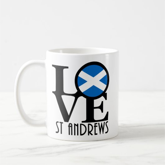 LOVE St Andrews Scotland 11oz Koffiemok (Links)