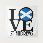 LOVE St Andrews Scotland Wandkleed (Voorkant (horizontaal))
