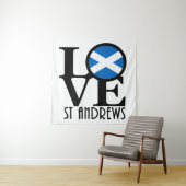 LOVE St Andrews Scotland Wandkleed (In Situ (horizontaal))
