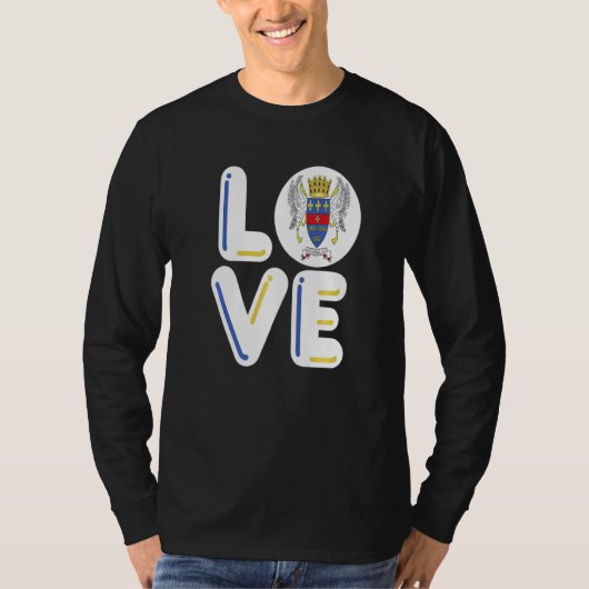 LOVE St Barthelemy T-shirt (Voorkant)