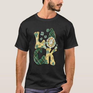Love St Patrick's Day Gnome Lucky C Shamrock Horse T-shirt