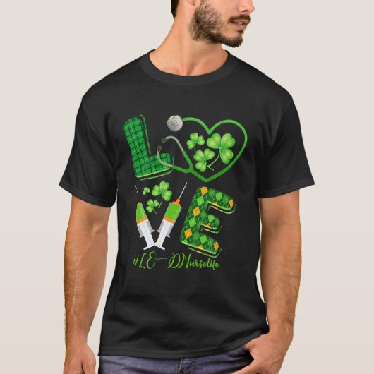 LOVE St. Patrick's L T-shirt (Voorkant)