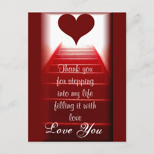 Love Stairs_ Briefkaart (Voorkant)
