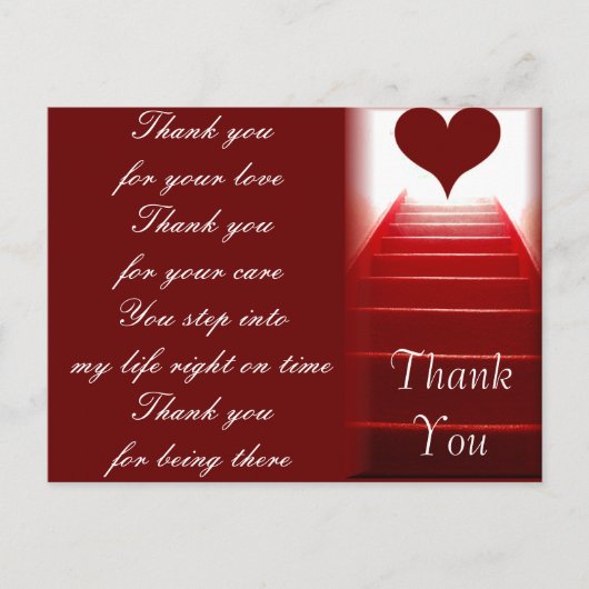 Love Stairs_ Briefkaart (Voorkant)