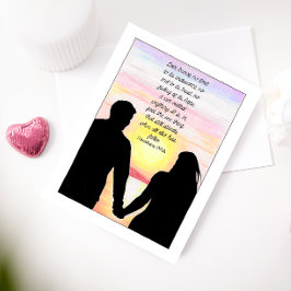 Love Stands Inspirerend Briefkaart