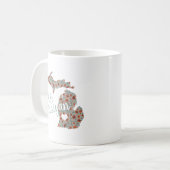 Love State of Michigan Poppies Floral Pattern Koffiemok (Voorkant links)