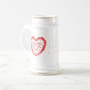 LOVE Stein Bierpul