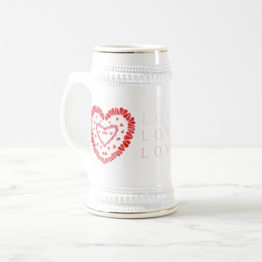 LOVE Stein Bierpul (Voorkant links)