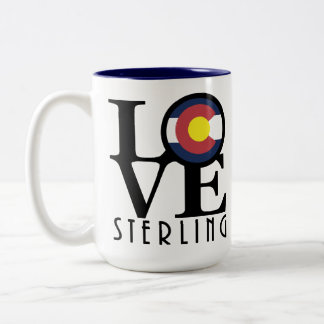 LOVE Sterling Colorado 15oz Tweekleurige Koffiemok