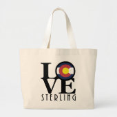 LOVE Sterling Colorado Grote Tote Bag (Voorkant)