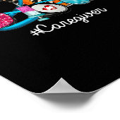 LOVE Stethoscoop Zorgverlener Ziekteleven Poster (Hoek)