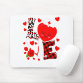 Love Stethoscope Heart Nicu Nurse Valentines Day  Muismat (Met muis)