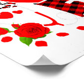 Love Stethoscope Heart Nicu Nurse Valentines Day  Poster (Hoek)