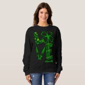Love Stethoscope Syringe Nurse Life St Patrick S D Trui (Voorkant volledig)