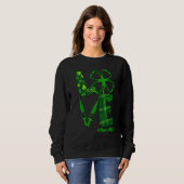 Love Stethoscope Syringe Nurse Life St Patrick S D Trui (Voorkant volledig)